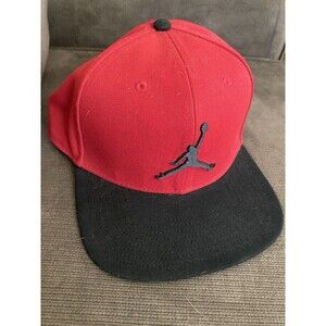 Air Jordan Michael Jordan Snap Back Hat Red Black Jump Man
